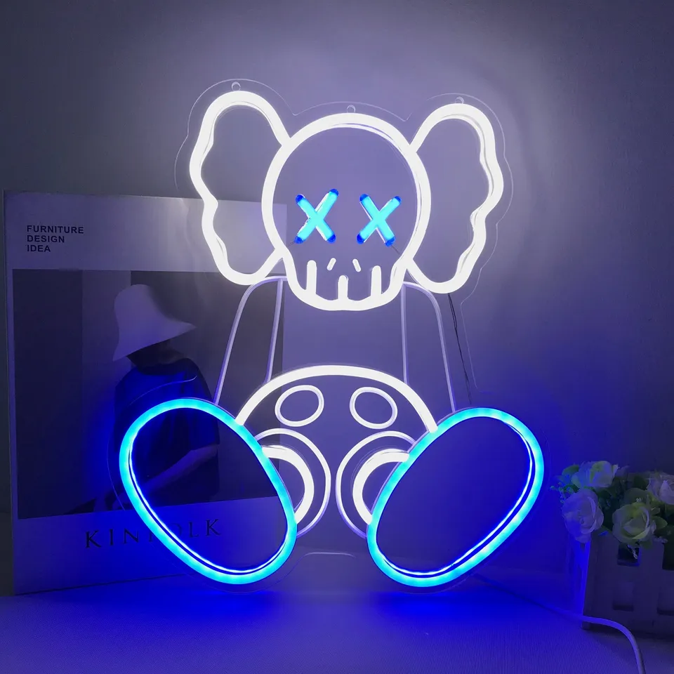 quntis-neon-signs-sitting-figur-neon-schild-20-zoll-led image 1