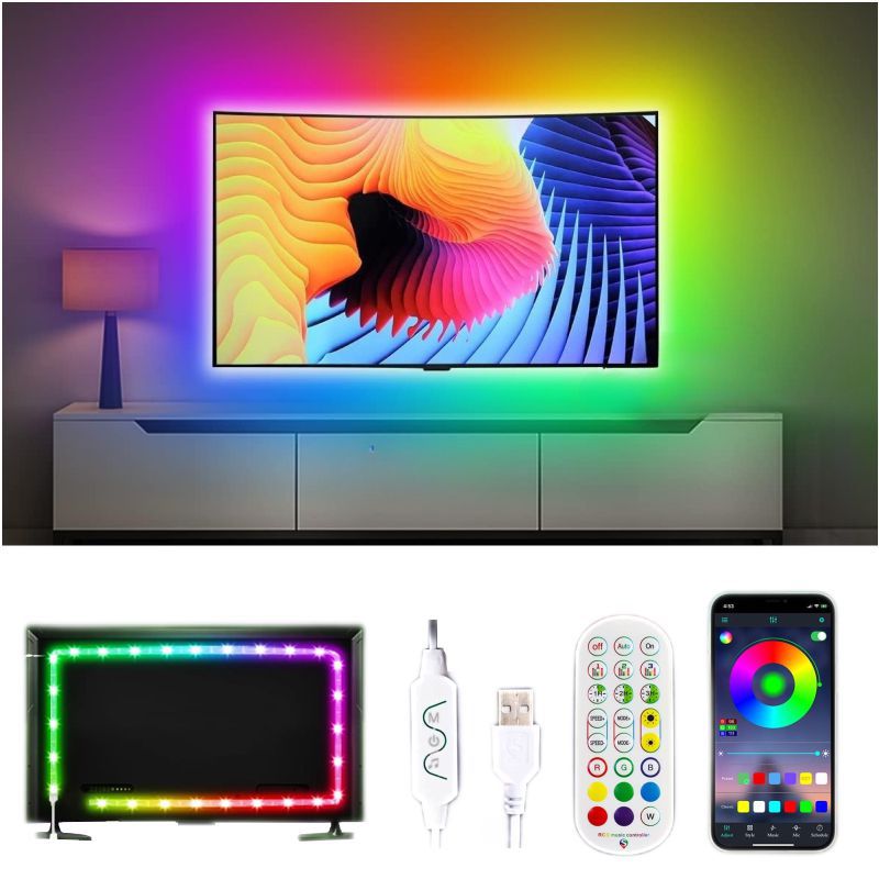 quntis-gaming-rgb-lights-rgbic-led-streifen-5-meter-musik image 2