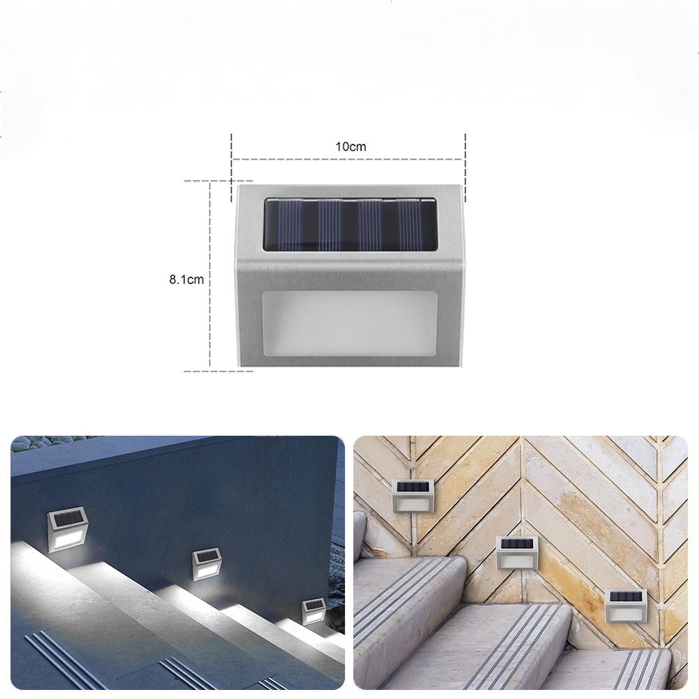 quntis-led-solar-lights-treppenleuchte-warmwei-8er-pack-edelstahl image 7