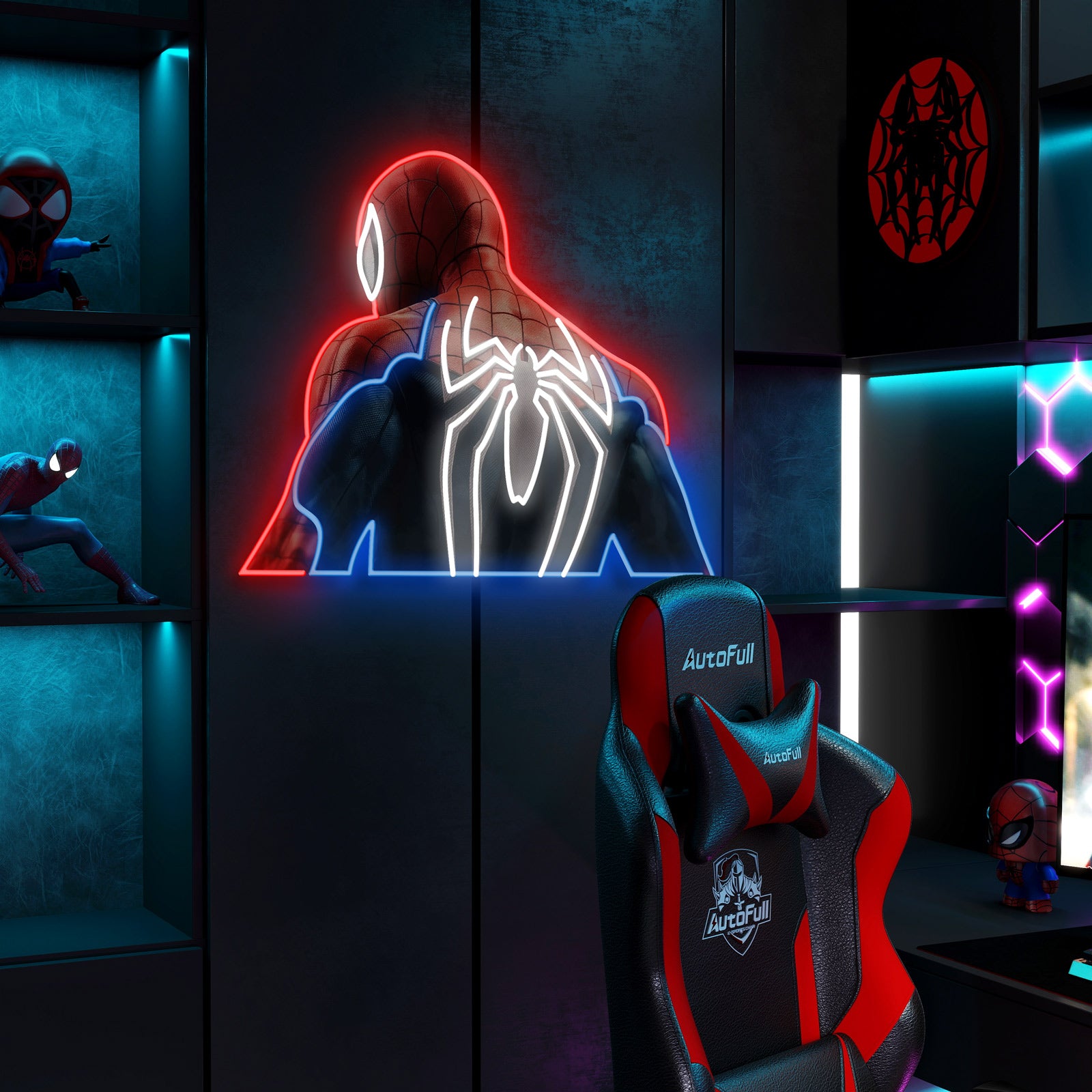 quntis-neon-signs-spider-man-led-neon-schild-40-cm-rgb image 3