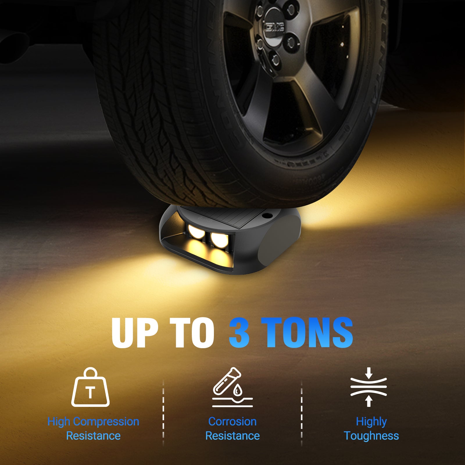 quntis-led-solar-deck-lights-warmwei-4er-pack-ip65 image 3
