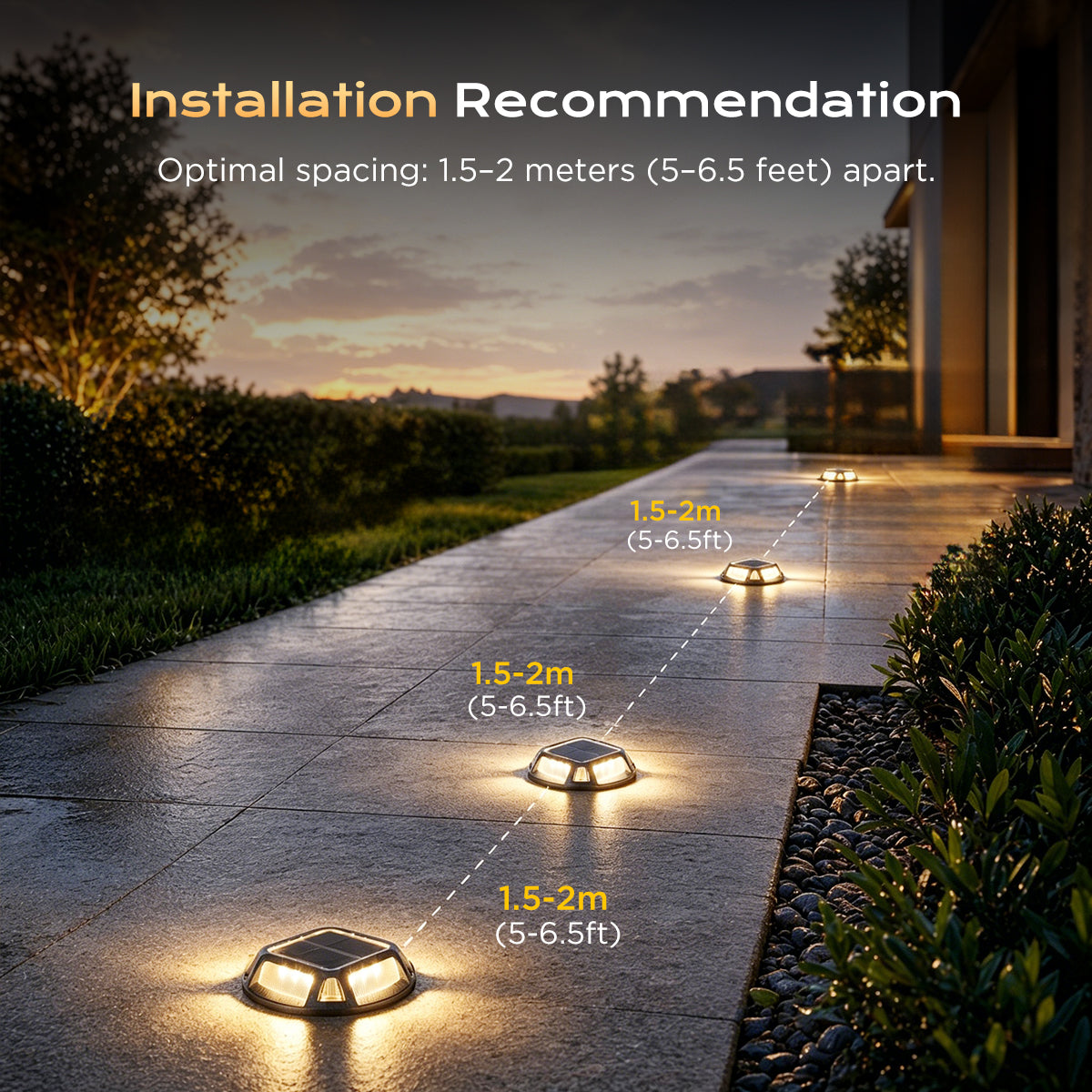 quntis-led-solar-deck-lights-4er-set-warmwei-ip68 image 5