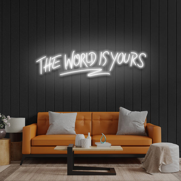quntis-neon-signs-the-world-is-yours-pink-65-cm image 3